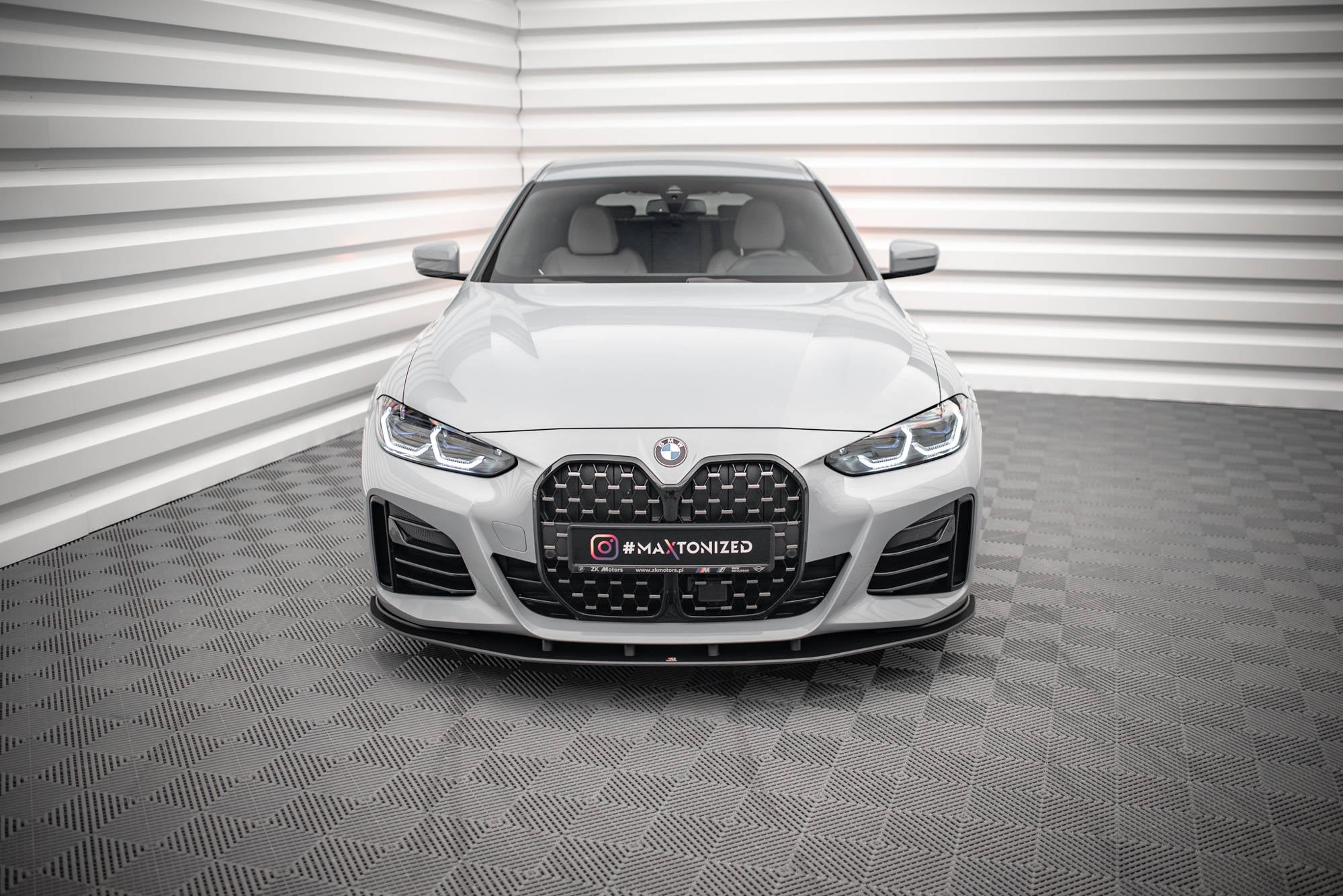 Maxton Design Street Pro Street+ Spoilerlippe Front Ansatz passend für BMW 4er Gran Coupe M-Paket G26