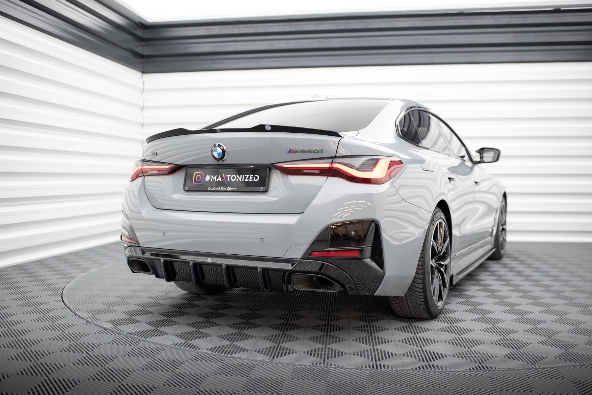 Maxton Design Diffusor Heck Ansatz passend für BMW M440i Gran Coupe G26