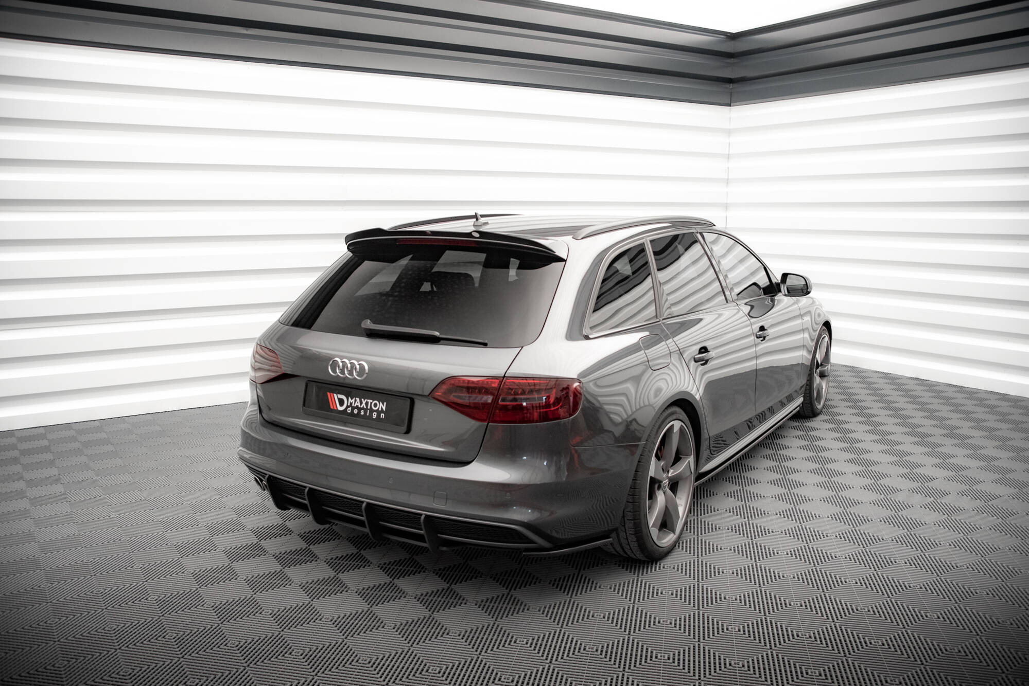 Maxton Design Street Pro Heckschürze passend für Audi A4 S-Line B8 Facelift