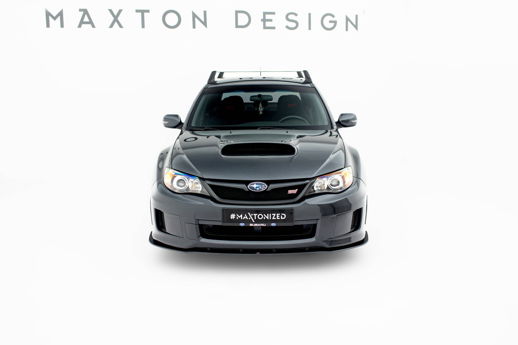 Maxton Design Street Pro Street+ Spoilerlippe Front Ansatz passend für Subaru Impreza WRX STI Mk3 Facelift