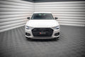 Maxton Design Street+ Spoilerlippe Front Ansatz V.3 passend für Audi A6 C8 schwarz Hochglanz