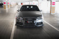 Maxton Design Street Pro Street+ Spoilerlippe Front Ansatz + Flaps passend für Audi S3 / A3 S-Line Limousine 8V schwarz Hochglanz