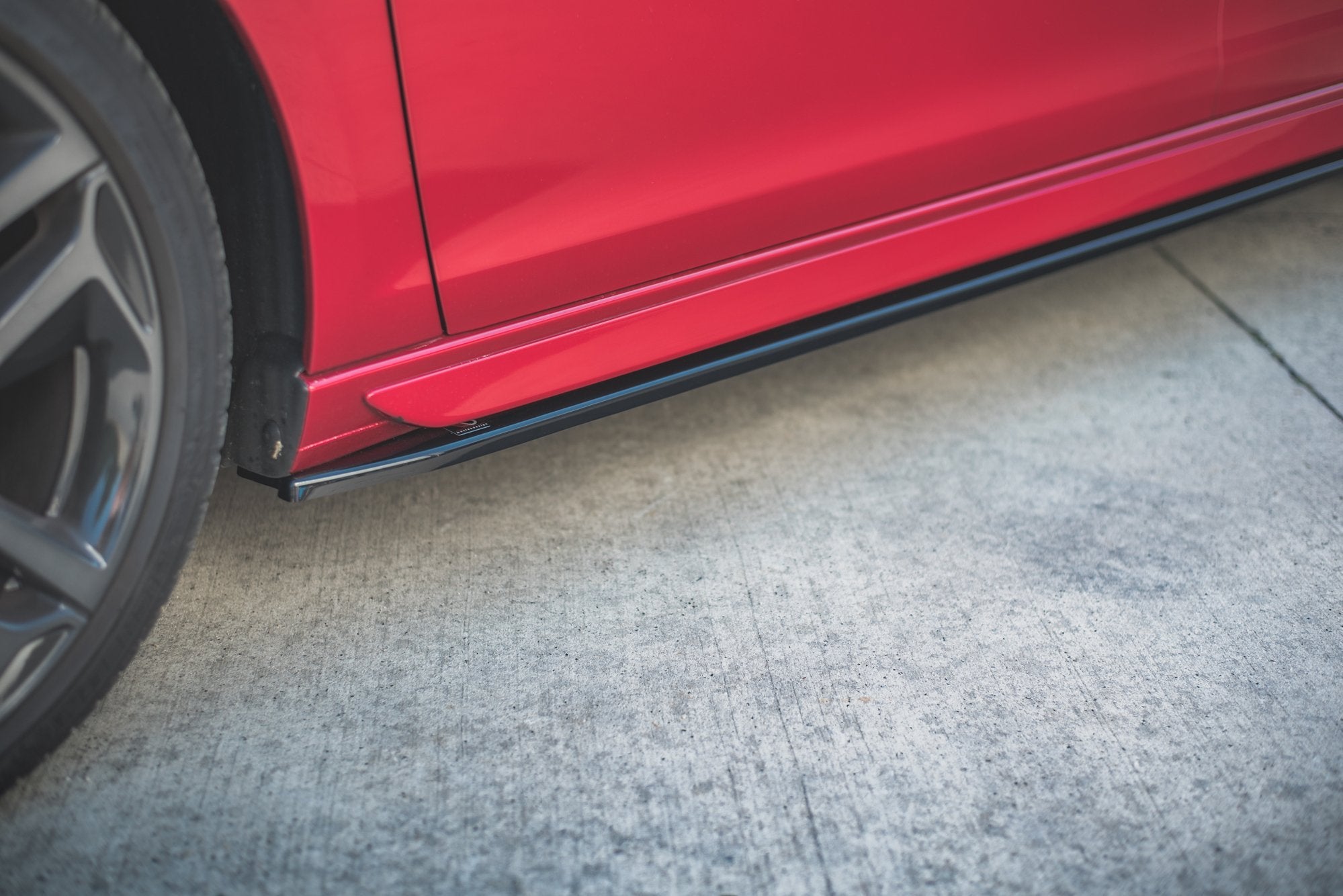 Maxton Design Street+ Seitenschweller Leisten passend für Peugeot 308 GT Mk2 Facelift schwarz Hochglanz