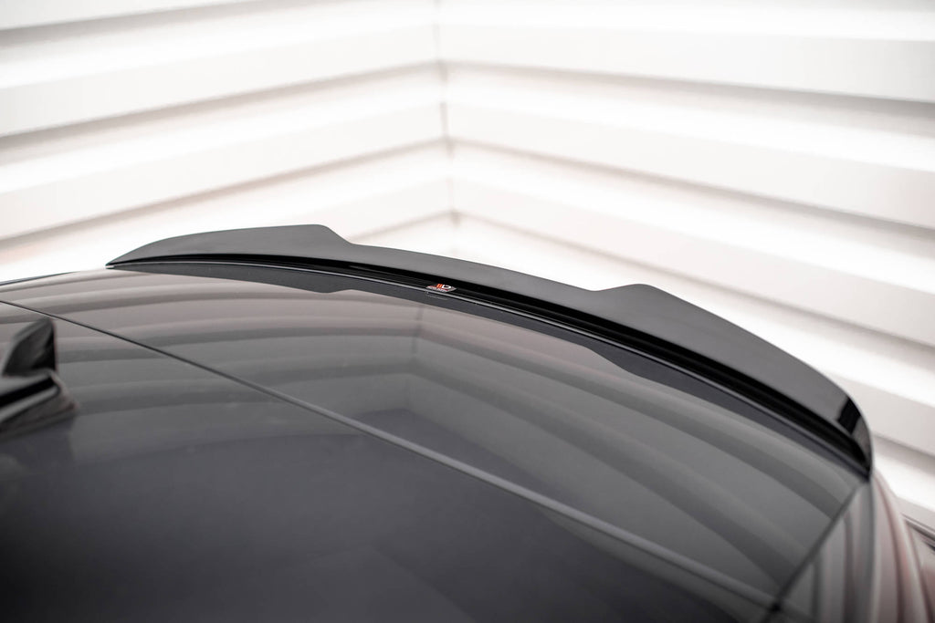 Maxton Design Spoiler CAP passend für Audi Q3 S-Line SUV F3 schwarz Hochglanz