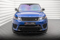 Maxton Design Street+ Spoilerlippe Front Ansatz V.1 passend für Land Rover Range Rover Sport SVR Mk2 schwarz Hochglanz