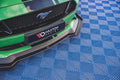 Maxton Design Street Pro Street+ Spoilerlippe Front Ansatz passend für V.1 passend für + Flaps Ford Mustang GT Mk6 Facelift schwarz Hochglanz