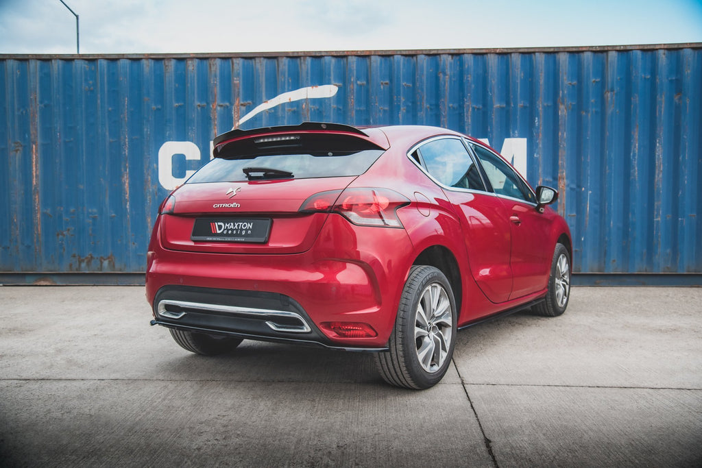 Maxton Design Spoiler CAP passend für Citroen DS4 schwarz Hochglanz