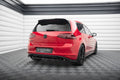 Maxton Design Diffusor Heck Ansatz passend für Heckschürze passend für VW GOLF 7 GTI CLUBSPORT