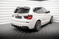 Maxton Design Spoiler CAP passend für BMW X3 M-Paket F25 schwarz Hochglanz