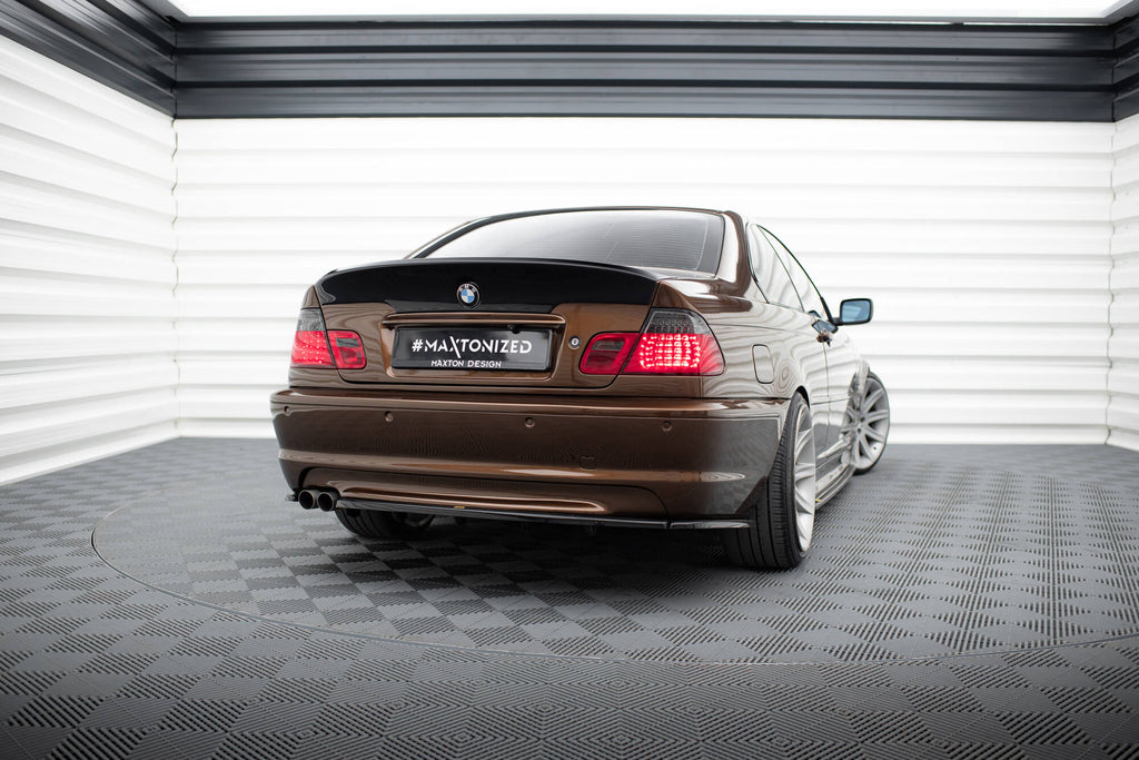 Maxton Design Heckspoiler / KOFFERRAUMDECKEL Erweiterung BMW 3er E46 COUPE für BMW 3er E46
