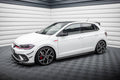Maxton Design Street+ Seitenschweller Leisten passend für VW Polo GTI Mk6 Facelift schwarz Hochglanz