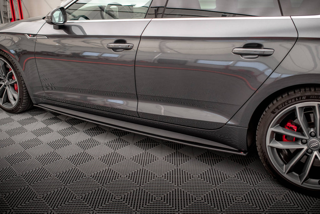 Maxton Design Street Pro Street+ Seitenschweller Leisten passend für Audi A5 S-Line / S5 Sportback F5
