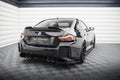 Maxton Design Heck Ansatz Flaps Diffusor V.1 passend für BMW M2 G87 schwarz Hochglanz