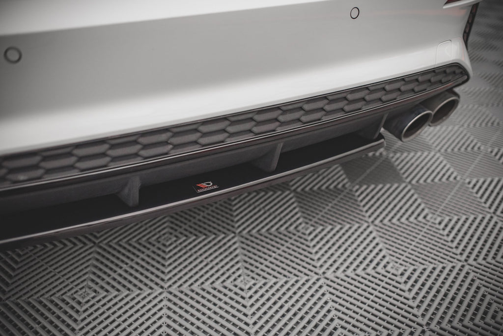 Maxton Design Heckansatz Audi S3 Sportback 8Y schwarz Hochglanz für Audi A3