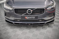 Maxton Design Street+ Spoilerlippe Front Ansatz V.1 passend für Volvo V90 Mk2 schwarz Hochglanz