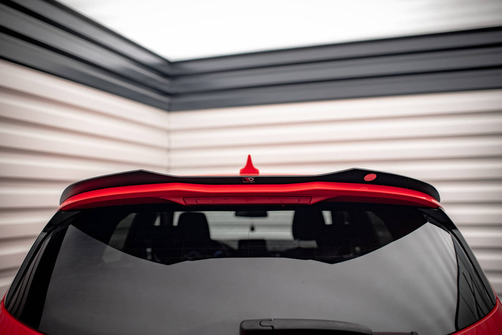Maxton Design Spoiler CAP V.2 passend für Ford Focus Kombi ST-Line / ST-Line X / ST Mk4 schwarz Hochglanz