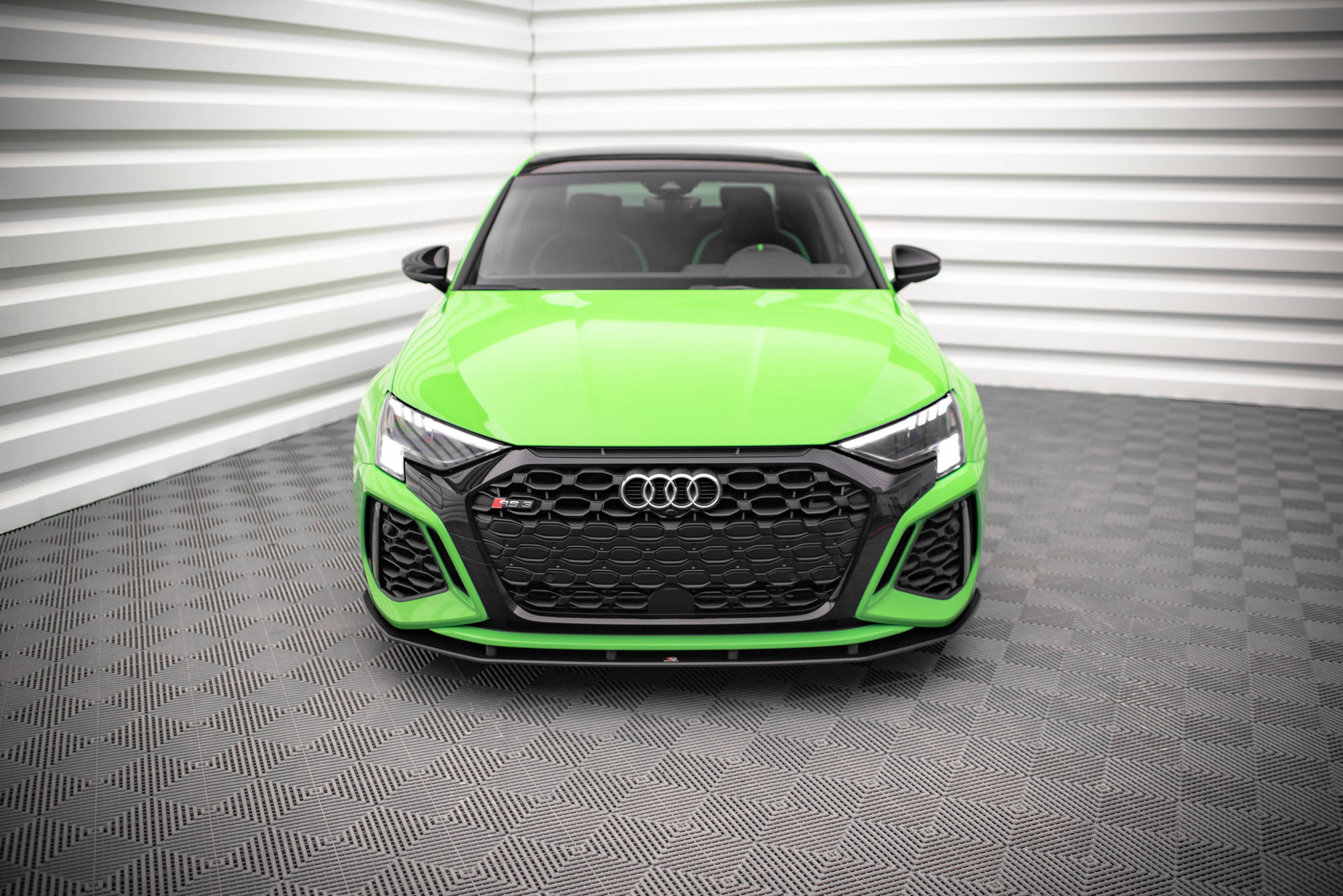 Maxton Design Street Pro Street+ Spoilerlippe Front Ansatz passend für Audi RS3 8Y