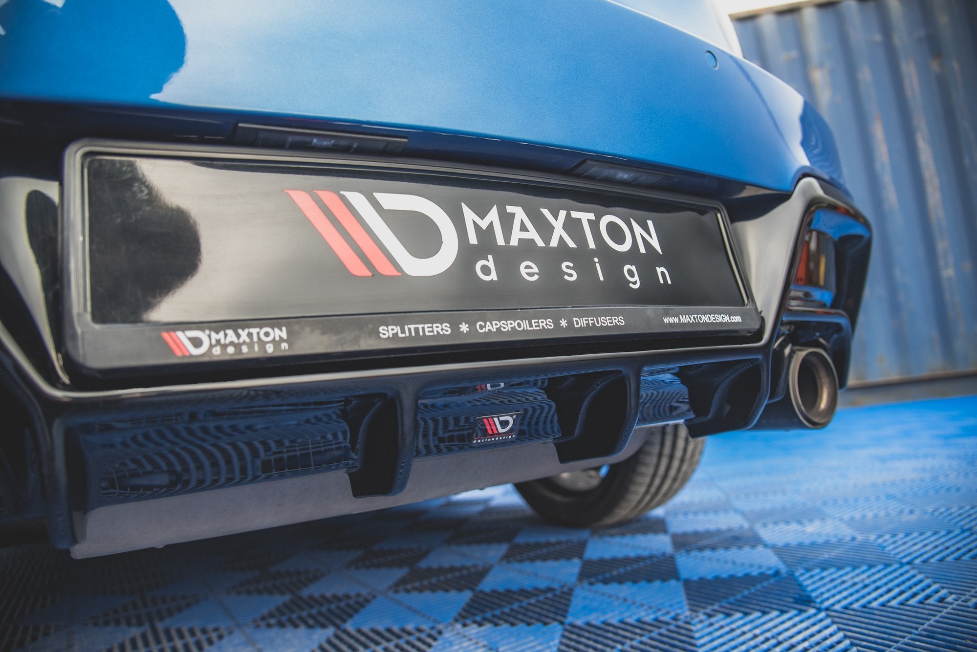 Maxton Design Diffusor Heck Ansatz V.1 passend für BMW M135i F20