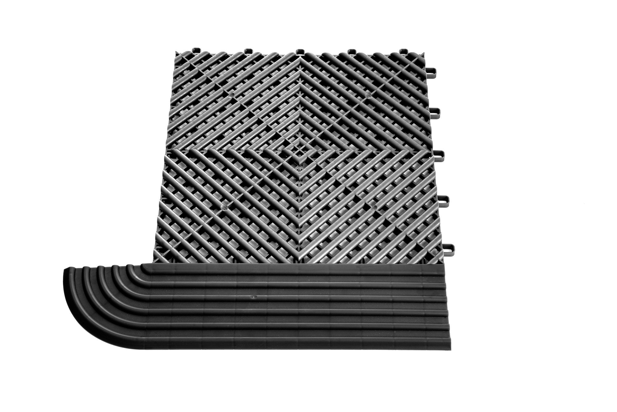 Maxton Design Modularer "MAXTON Floor"- Eckkantenfliese (Weibliche Schleifen) für MAXTON FLOOR