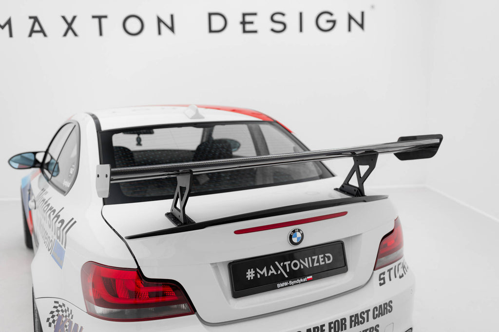 Maxton Design Carbon Spoiler With Internal Brackets Uprights V.1 BMW 1er M E82 für BMW M1 E82