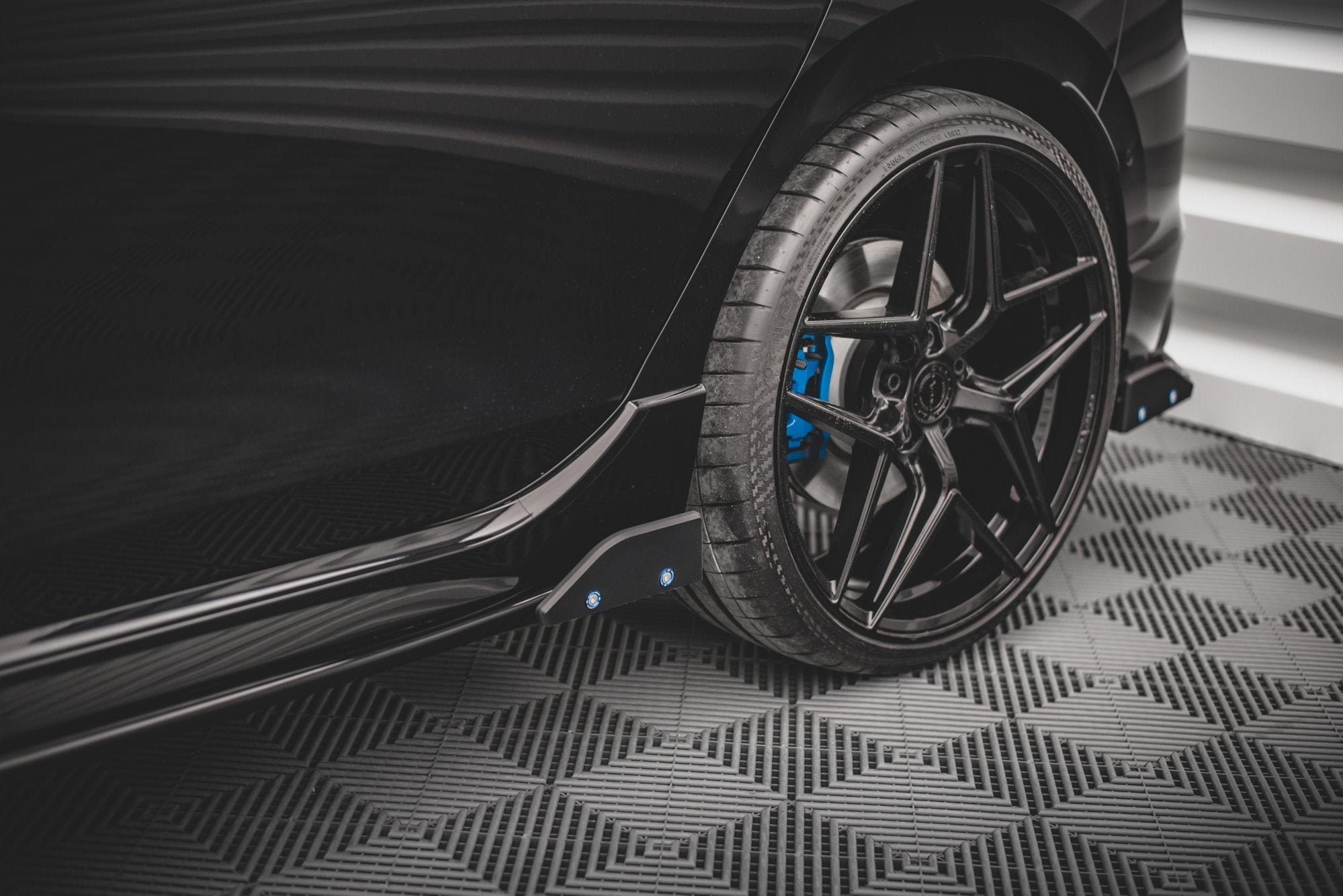 Maxton Design Seitenschweller Ansatz für V.2 für + Flaps Volkswagen Golf R Mk8