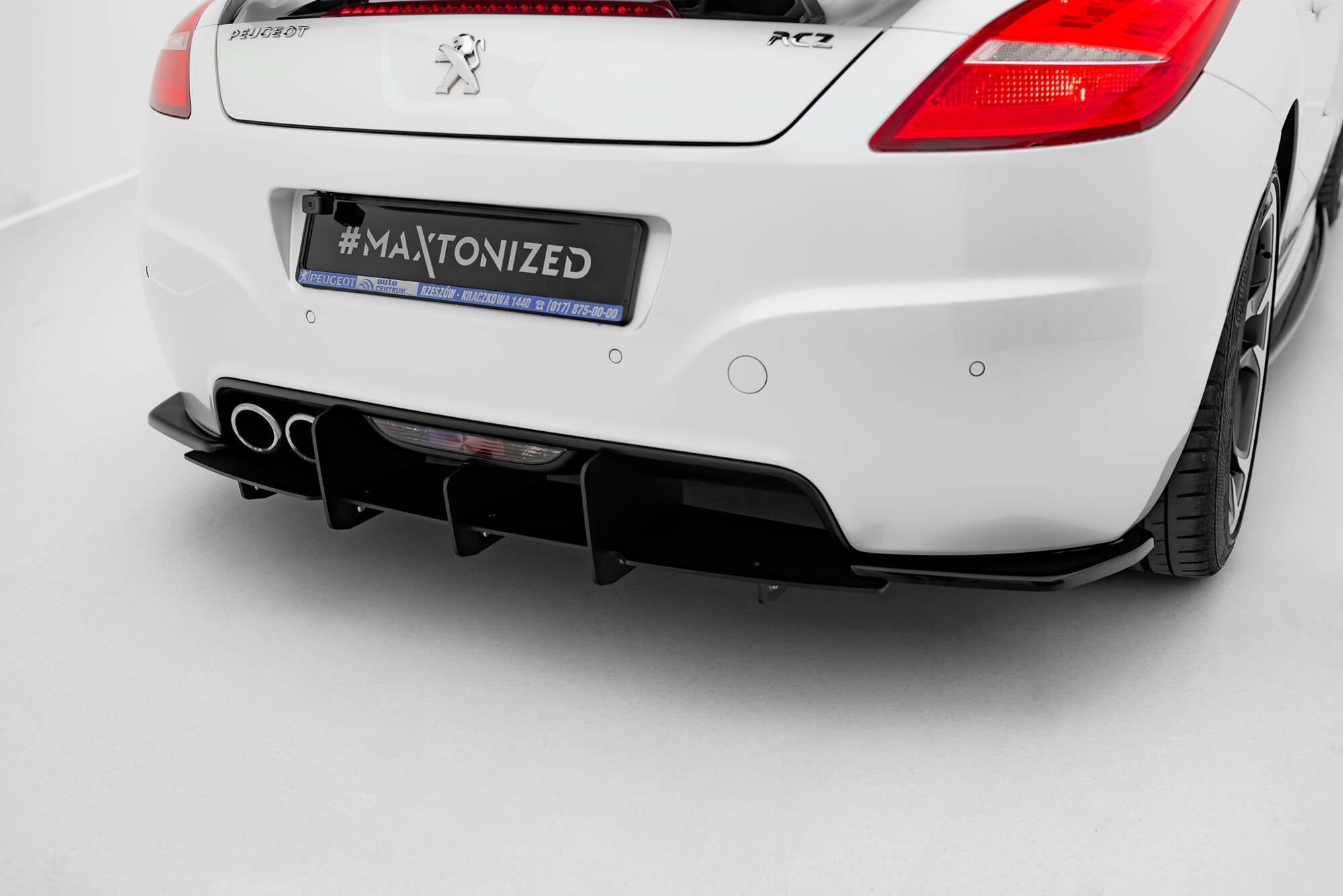 Maxton Design Heckschürze passend für Peugeot RCZ Mk1 / Mk1 Facelift