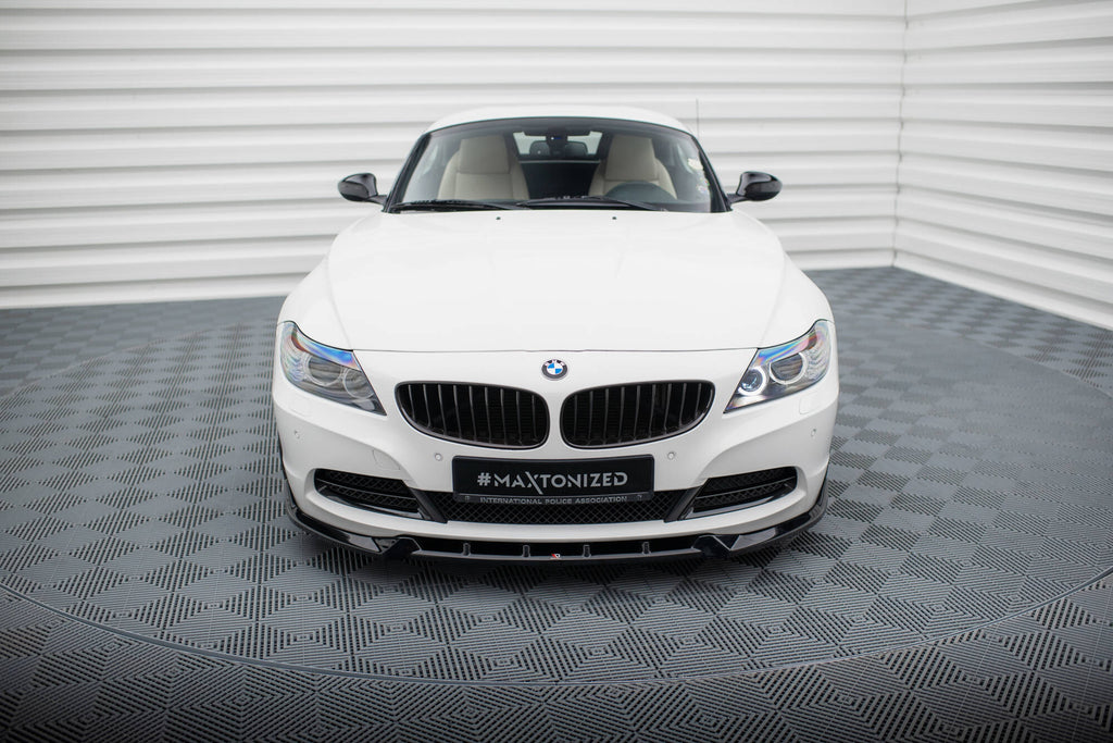 Maxton Design Street+ Spoilerlippe Front Ansatz V.2 passend für BMW Z4 E89 schwarz Hochglanz