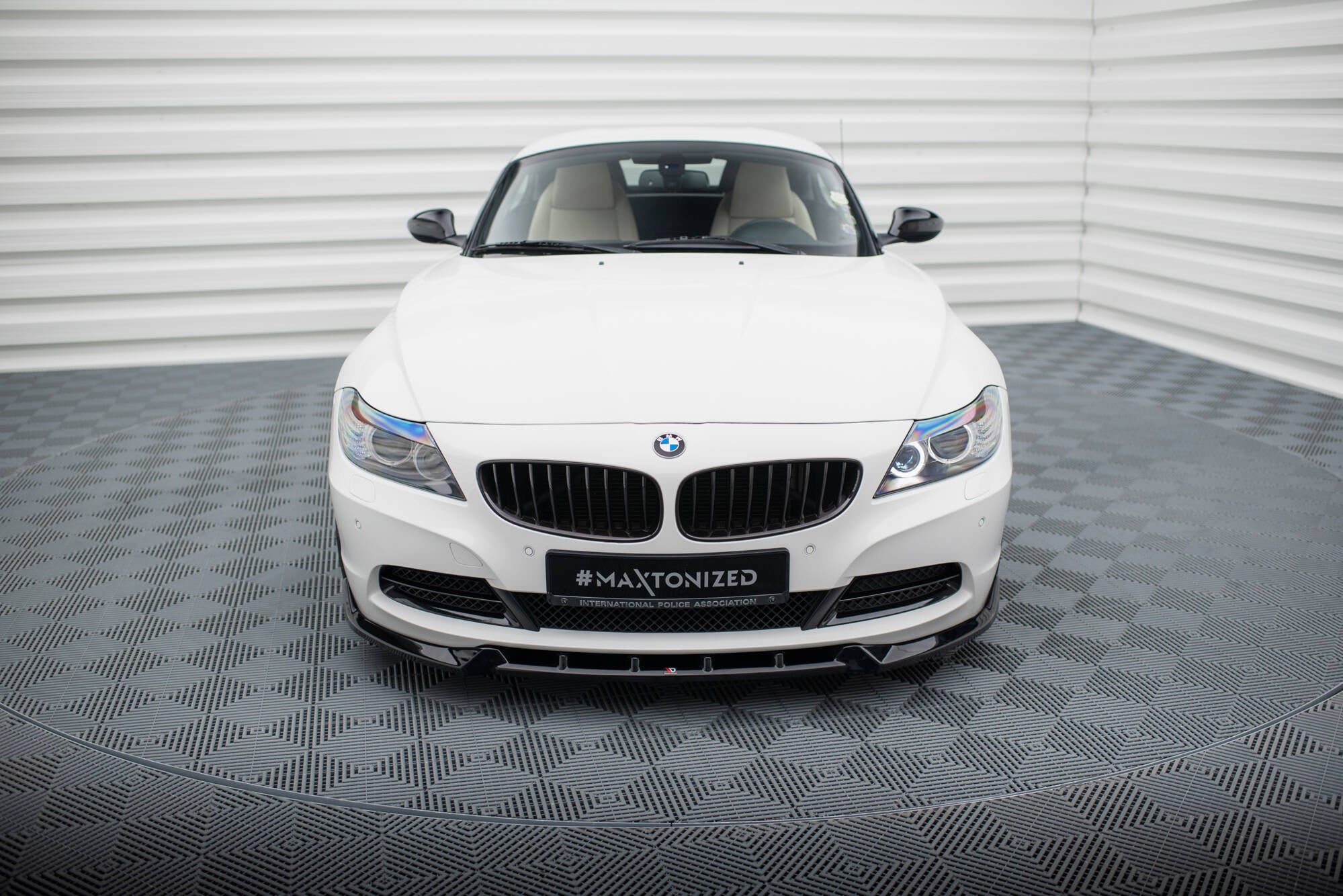 Maxton Design Street+ Spoilerlippe Front Ansatz V.2 passend für BMW Z4 E89 schwarz Hochglanz