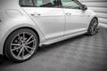 Maxton Design Seitenschweller Flaps passend für VW Golf R Mk7 schwarz Hochglanz