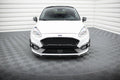 Maxton Design Street+ Spoilerlippe Front Ansatz V.3 passend für Ford Fiesta Mk8 ST / ST-Line schwarz Hochglanz