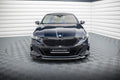 Maxton Design Street+ Spoilerlippe Front Ansatz V.2 passend für BMW 5er / i5 M-Paket Limousine / Touring G60 / G61 schwarz Hochglanz