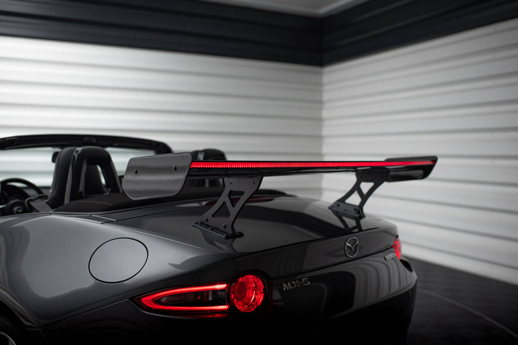 Maxton Design Carbon Spoiler JDM Style + LED Mazda MX-5 ND (Mk4) für Mazda MX-5 Mk4 (ND)