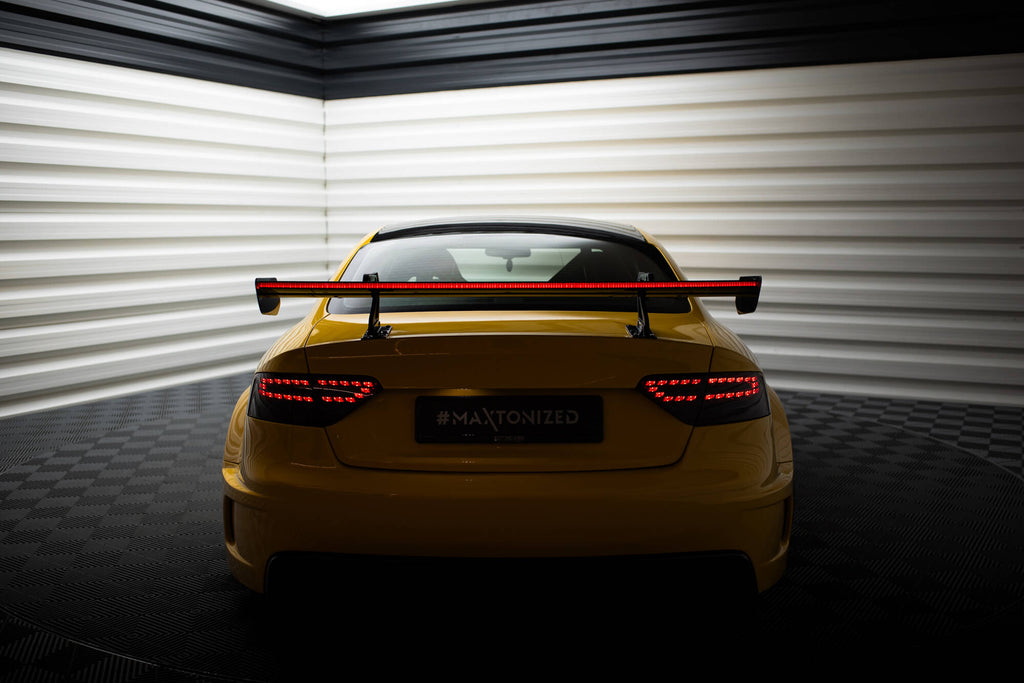Maxton Design Carbon Spoiler With Upper Swan Mounting + LED Audi A5 Coupe 8T für Audi A5 / S5 / RS5