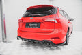 Maxton Design Diffusor Heck Ansatz passend für Ford Focus ST-Line Kombi Mk4 schwarz Hochglanz