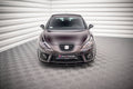 Maxton Design Street+ Spoilerlippe Front Ansatz passend für SEAT LEON MK2 CUPRA FR (vor Facelift) schwarz Hochglanz