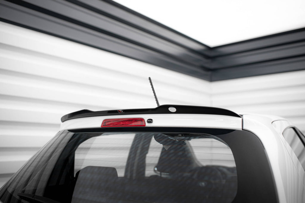 Maxton Design Spoiler CAP passend für Toyota Yaris Mk3 Facelift schwarz Hochglanz
