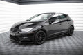 Maxton Design Street+ Seitenschweller Leisten passend für V.4 Seat Leon Cupra / FR Mk3 FL schwarz Hochglanz