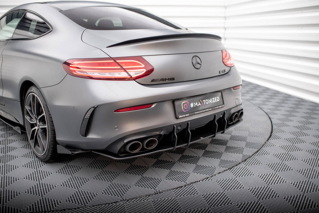 Maxton Design Street Pro Heckschürze passend für Mercedes-AMG C43 Coupe / Cabrio C205 Facelift / A205 Facelift