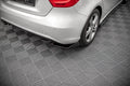 Maxton Design Heck Ansatz Flaps Diffusor V.1 passend für Mercedes-Benz A W176 schwarz Hochglanz