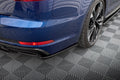 Maxton Design Heck Ansatz Flaps Diffusor passend für Audi A4 Competition B9 schwarz Hochglanz