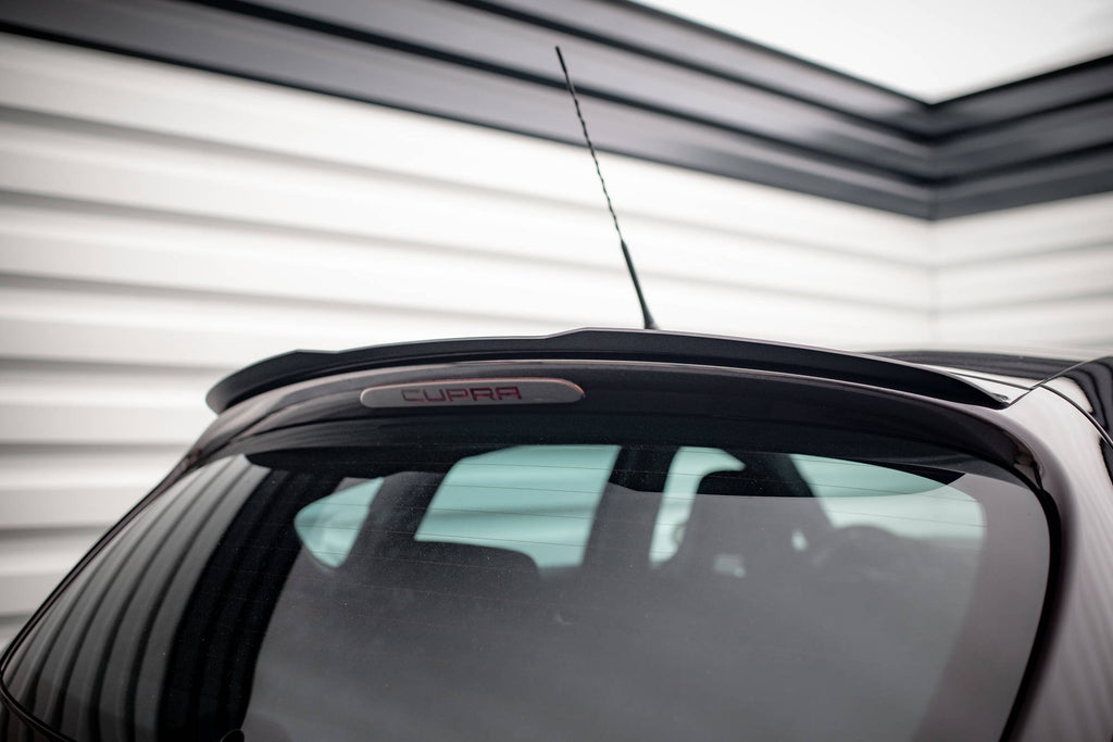 Maxton Design Spoiler CAP passend für Seat Leon Cupra / FR Mk2 schwarz Hochglanz