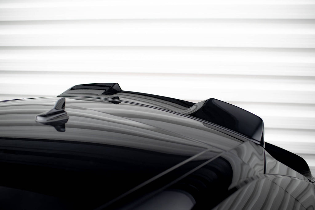 Maxton Design Höher Spoiler CAP 3D passend für Audi RSQ8 Mk1 Facelift schwarz Hochglanz
