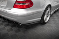 Maxton Design Heck Ansatz Flaps Diffusor passend für Mercedes-Benz E 55 AMG W211 schwarz Hochglanz