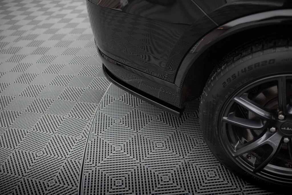 Maxton Design Heck Ansatz Flaps Diffusor passend für Dodge Durango SRT Mk3 schwarz Hochglanz