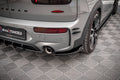Maxton Design Heck Ansatz Flaps Diffusor V.2 passend für Mini Cooper Clubman John Cooper Works F54 Facelift schwarz Hochglanz