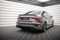 Maxton Design Diffusor Heck Ansatz passend für Audi S3 Limousine 8Y schwarz Hochglanz