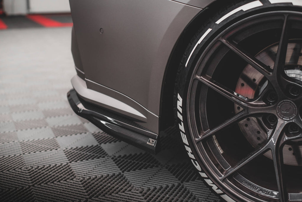 Maxton Design Prepreg Carbon Fiber Heck Ansatz Flaps Diffusor passend für BMW M4 G82 / G82 Facelift