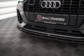 Maxton Design Street+ Spoilerlippe Front Ansatz V.4 passend für Audi Q3 Sportback / SUV S-Line F3 schwarz Hochglanz