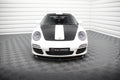 Maxton Design Street+ Spoilerlippe Front Ansatz V.1 passend für Porsche 911 Carrera 997 Facelift schwarz Hochglanz