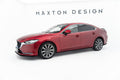 Maxton Design Street+ Seitenschweller Leisten passend für Mazda 6 Limousine Mk3 Facelift schwarz Hochglanz
